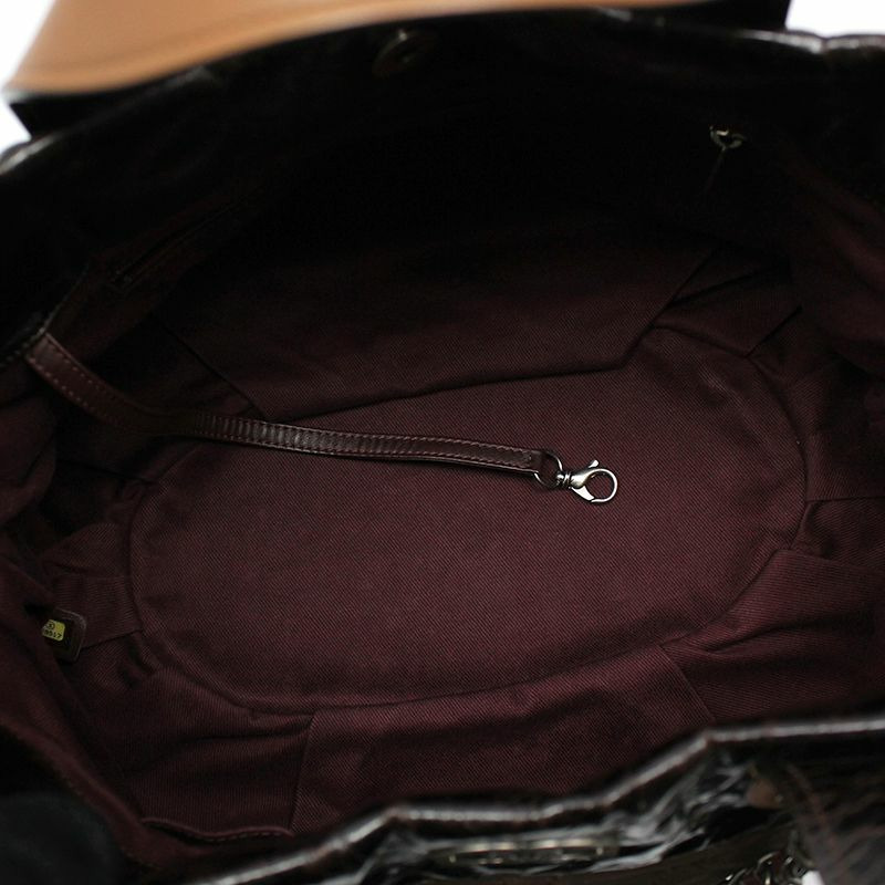 【包稅】CHANEL 復古棕色 Indermix 手提小號保齡球包單肩包-11