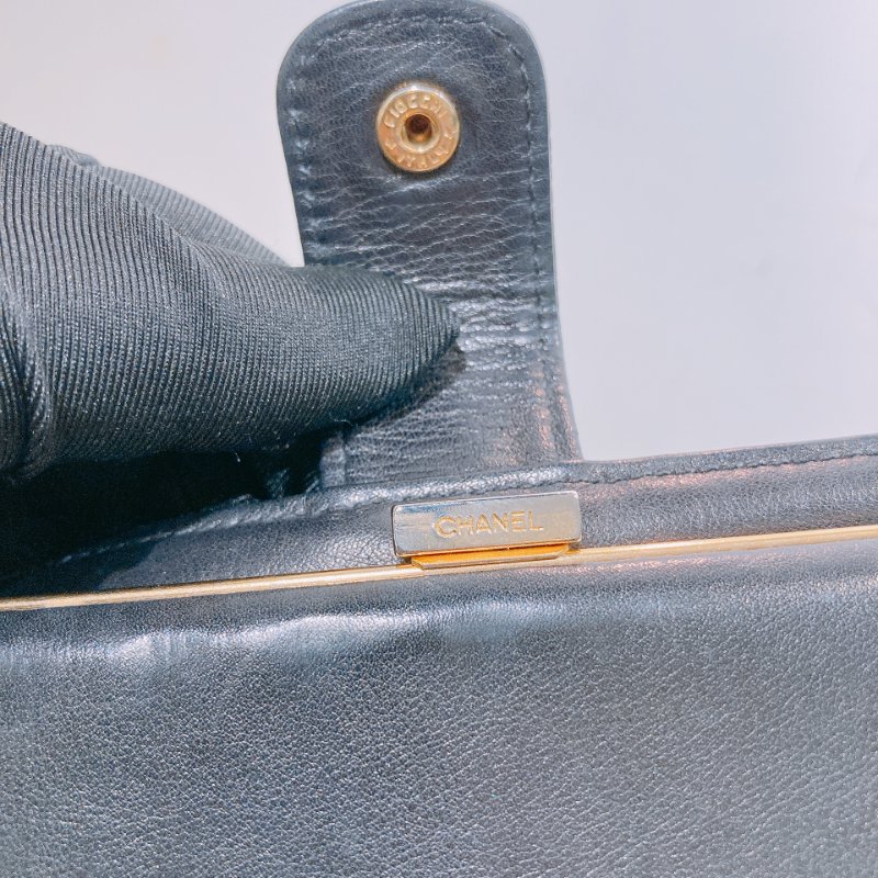 TW4667 Chanel 香奈兒復古CC字長夾 Vintage Long Wallet Caviar-14