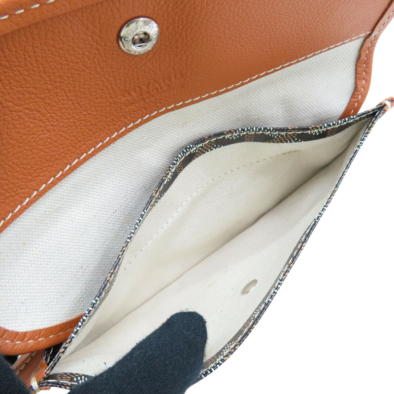 棕色 Goyardine帆布 Boheme Hobo 肩背包【GOYARD 高雅德】 BOHEMEPMLTY01CL03P-7