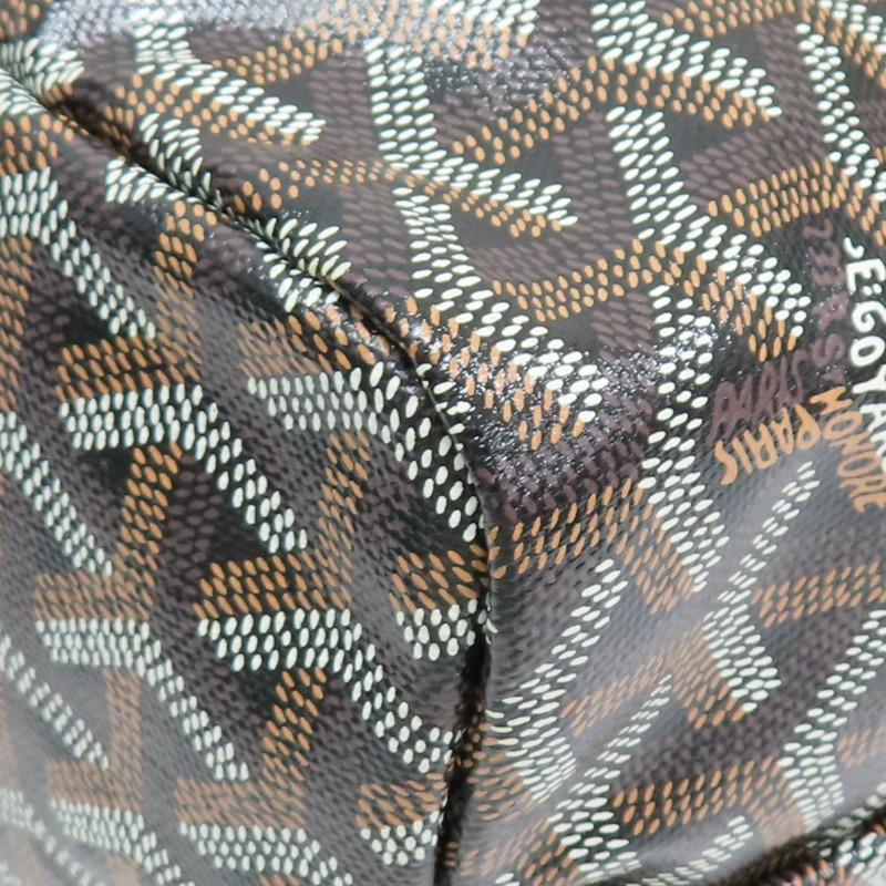 棕色 Goyardine帆布 Boheme Hobo 肩背包【GOYARD 高雅德】 BOHEMEPMLTY01CL03P-11