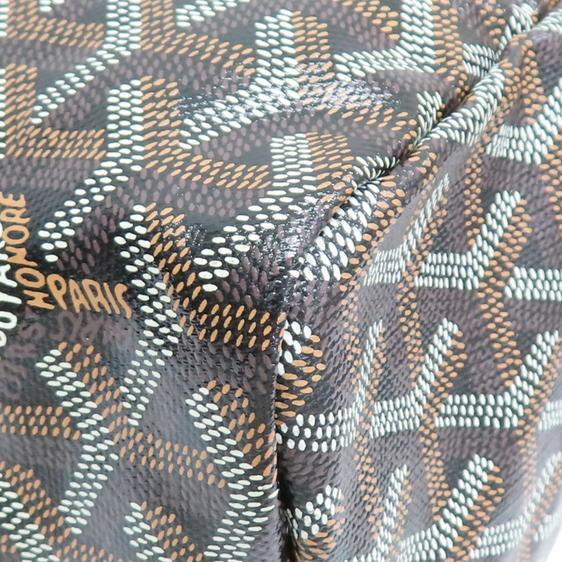 棕色 Goyardine帆布 Boheme Hobo 肩背包【GOYARD 高雅德】 BOHEMEPMLTY01CL03P-12