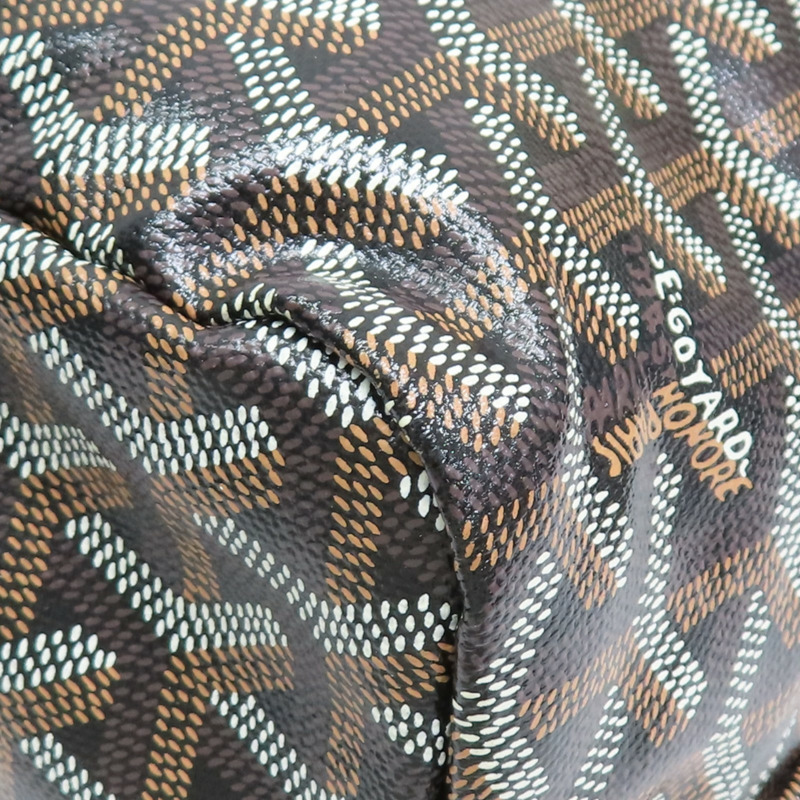 棕色 Goyardine帆布 Boheme Hobo 肩背包【GOYARD 高雅德】 BOHEMEPMLTY01CL03P-13