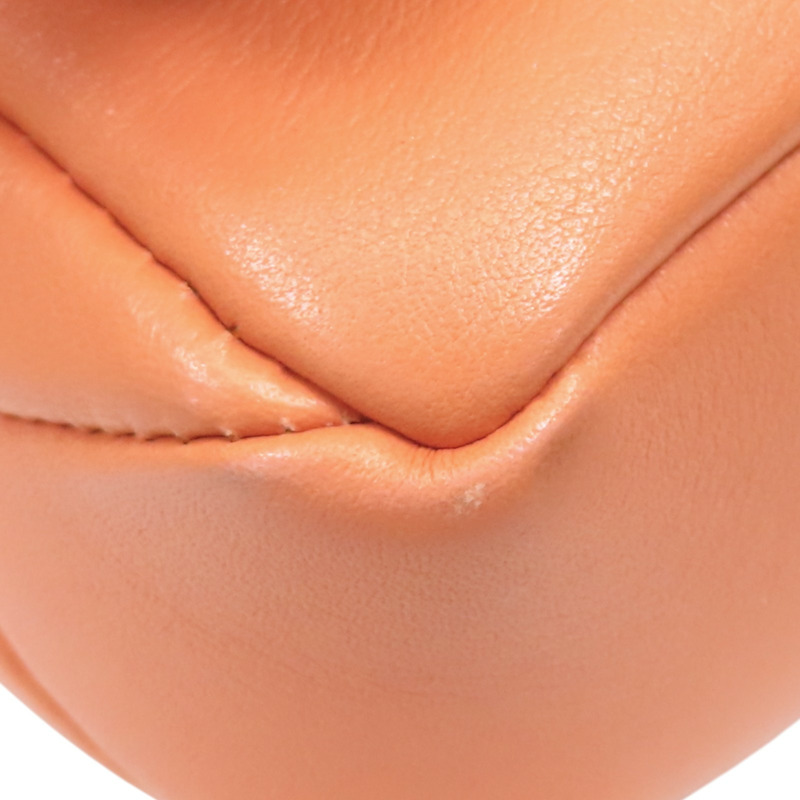 橘色 牛皮 Serpenti Cabochon Micro 肩背包【BVLGARI 寶格麗】 294186-9