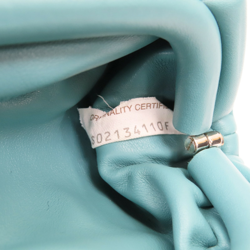 藍色羊皮 Mini Pouch 雲朵小包 肩背包【BOTTEGA VENETA BV 寶緹嘉】-6