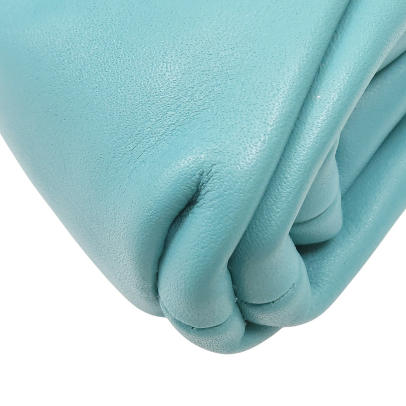 藍色羊皮 Mini Pouch 雲朵小包 肩背包【BOTTEGA VENETA BV 寶緹嘉】-12