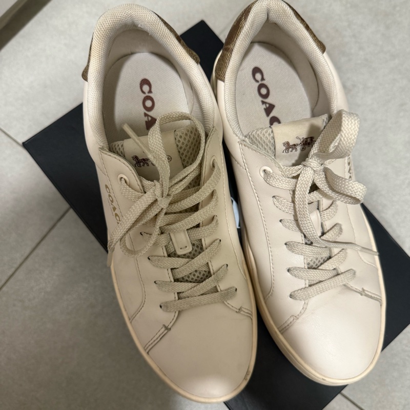 Coach 小白鞋 運動鞋 24.5 8號 38.5-3