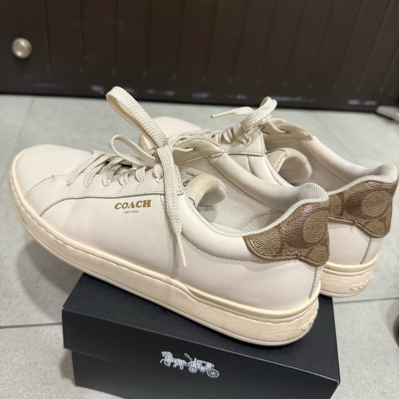 Coach 小白鞋 運動鞋 24.5 8號 38.5-18