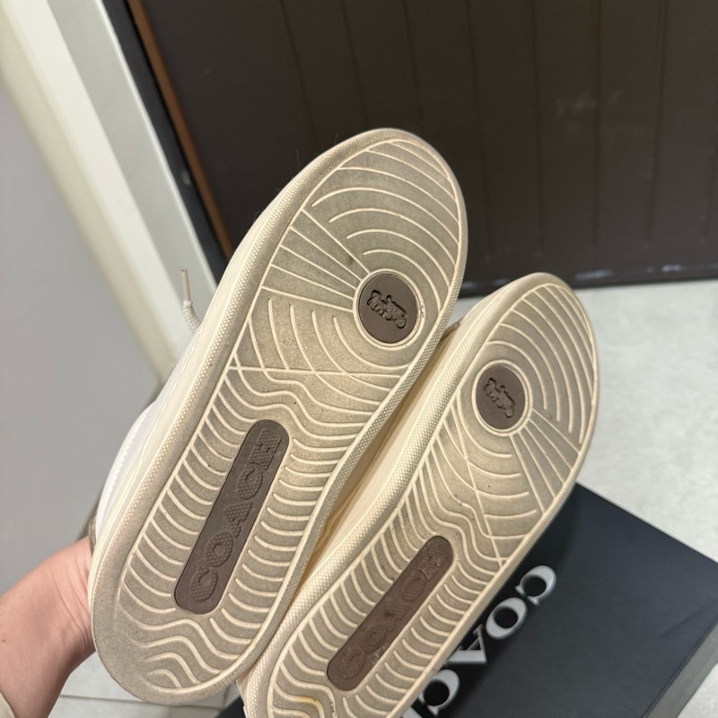 Coach 小白鞋 運動鞋 24.5 8號 38.5-28