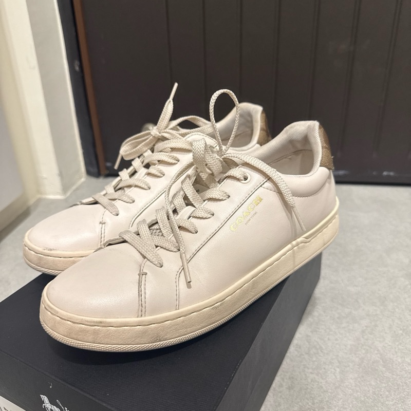 Coach 小白鞋 運動鞋 24.5 8號 38.5-32