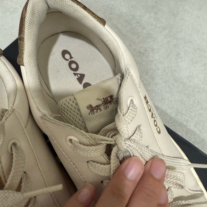 Coach 小白鞋 運動鞋 24.5 8號 38.5-34