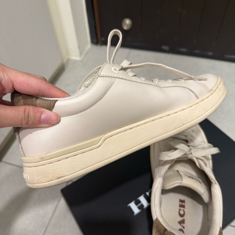 Coach 小白鞋 運動鞋 24.5 8號 38.5-38