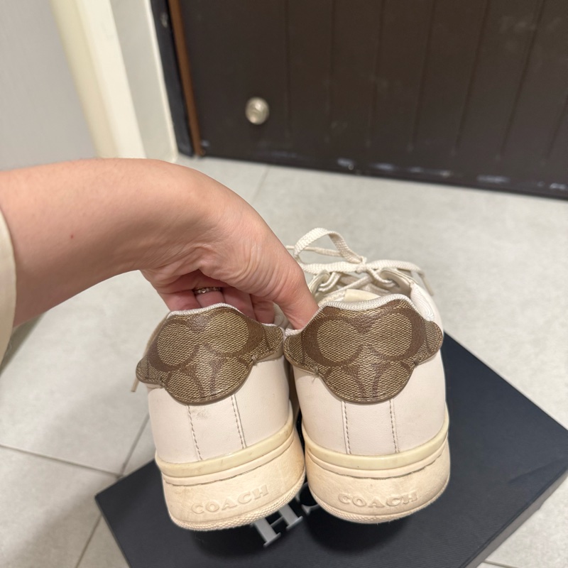 Coach 小白鞋 運動鞋 24.5 8號 38.5-39