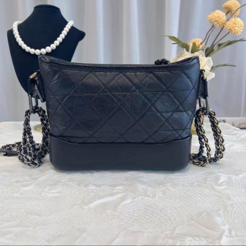 chanel 20a 流浪手提斜背包20*15*8 98新配件塵袋-0