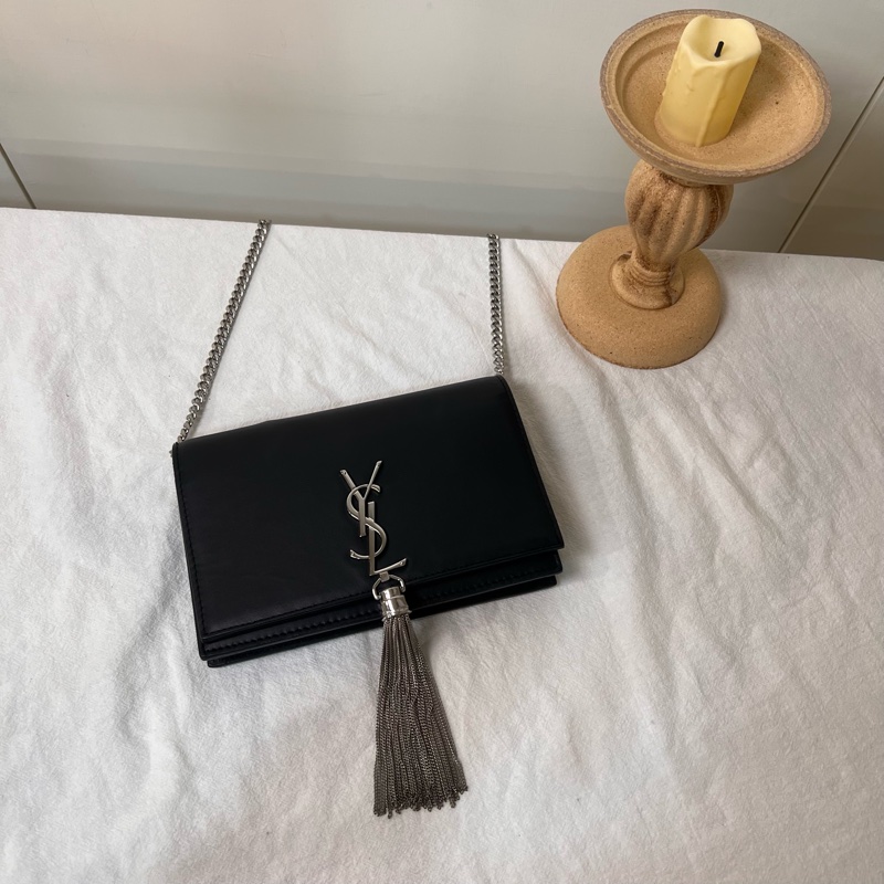ෆ YSL KATE WOC流蘇包 小號-4