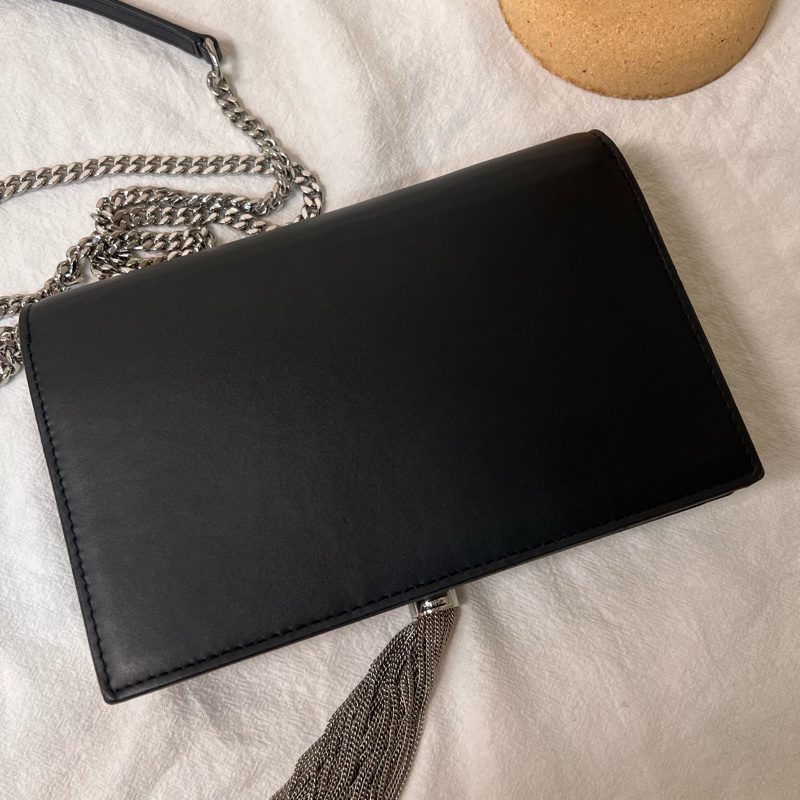 ෆ YSL KATE WOC流蘇包 小號-9