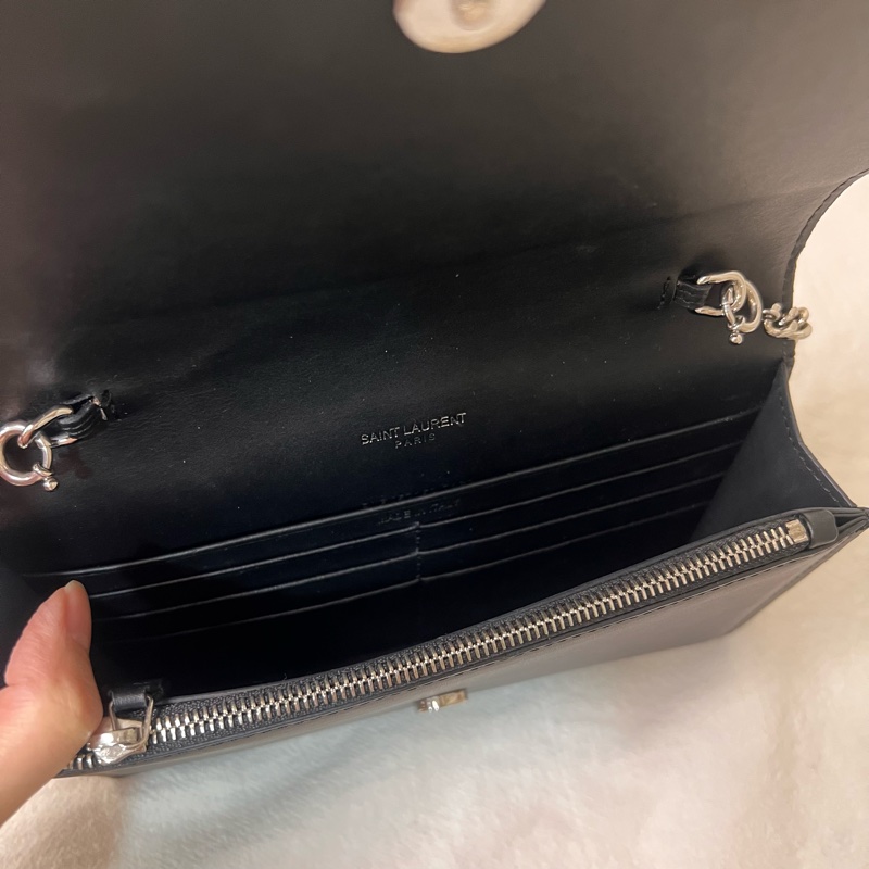 ෆ YSL KATE WOC流蘇包 小號-14