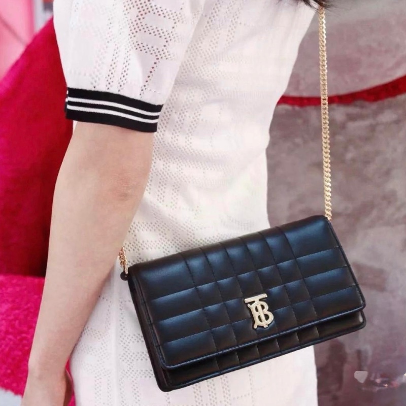 Burberry Lola bag ( Gold logo )-5