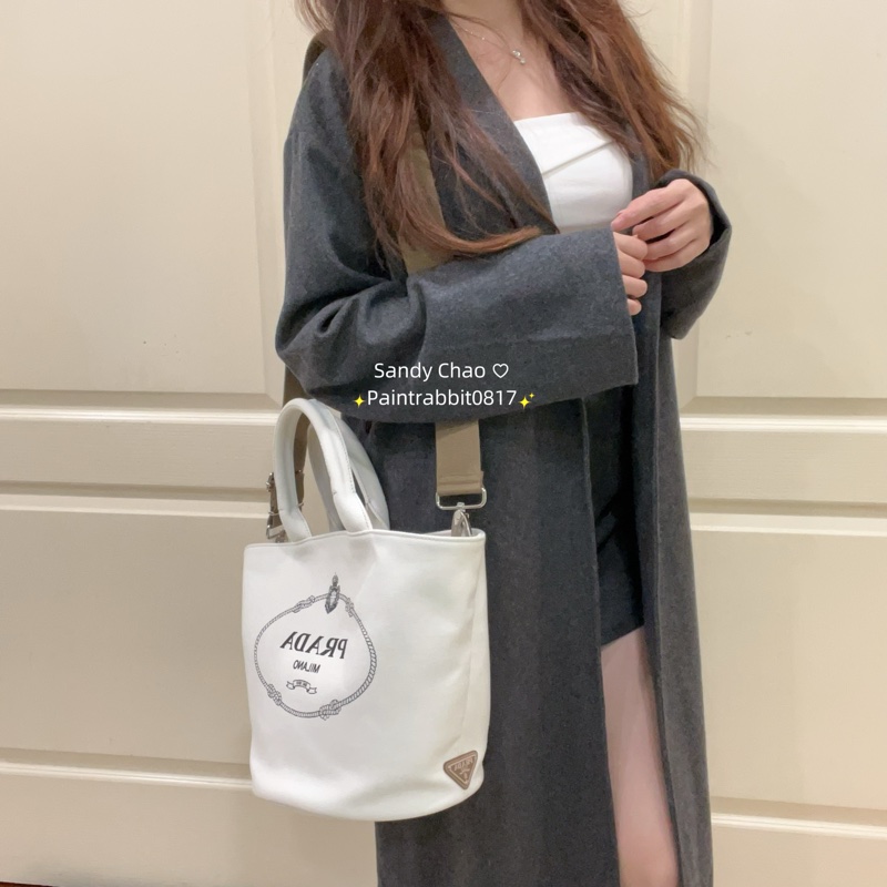 ෆ Prada 子母菜籃子包-1