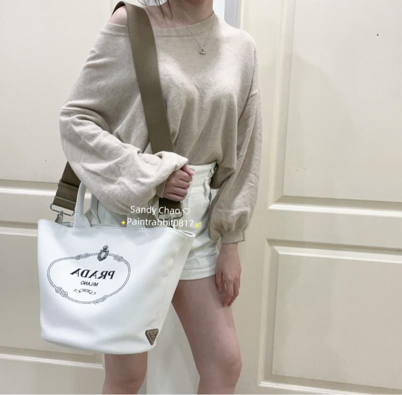 ෆ Prada 子母菜籃子包-2