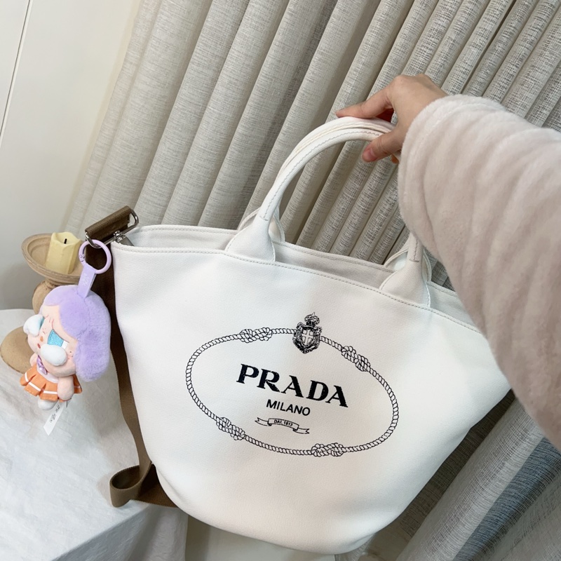 ෆ Prada 子母菜籃子包-4