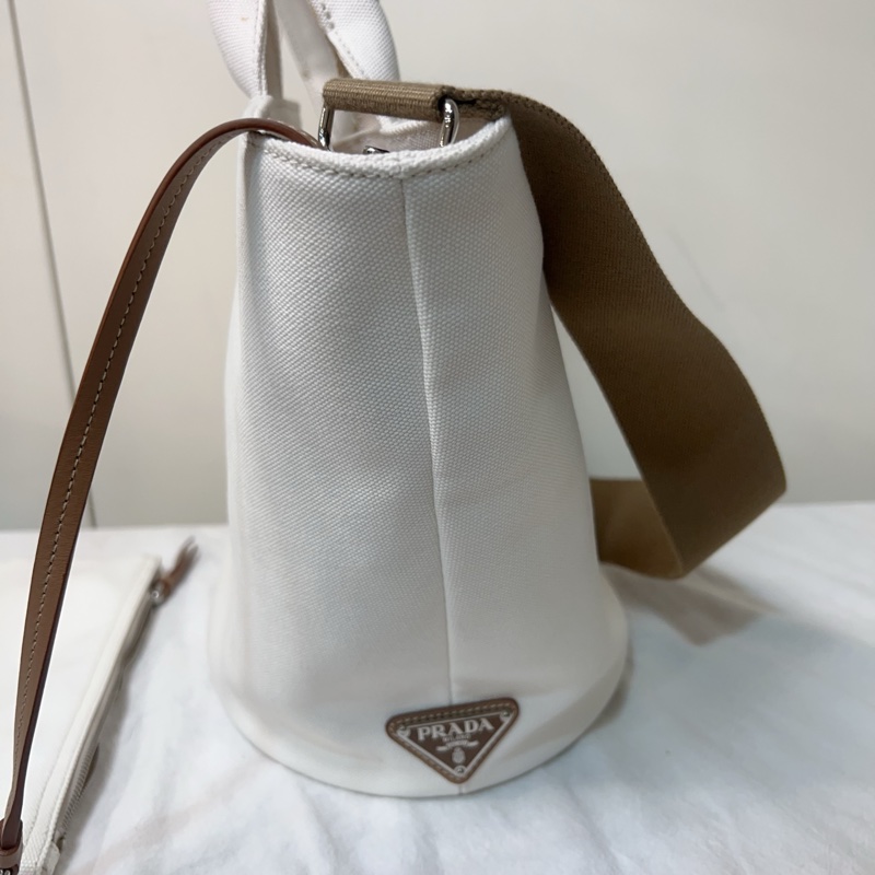 ෆ Prada 子母菜籃子包-14