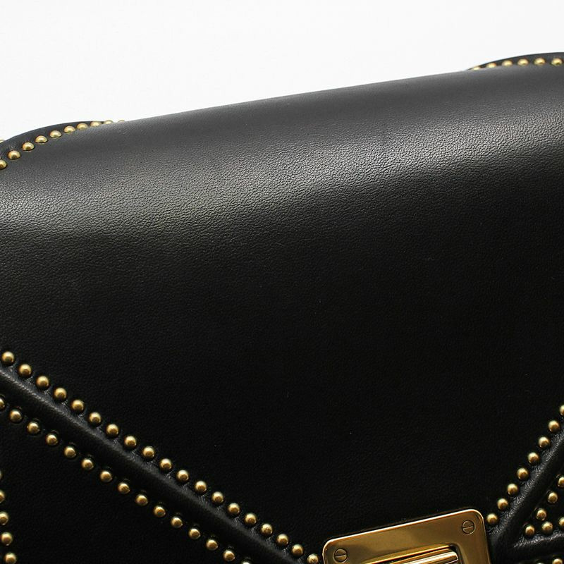 【包稅】DIOR 黑色羊皮 Diorama 單肩包-6