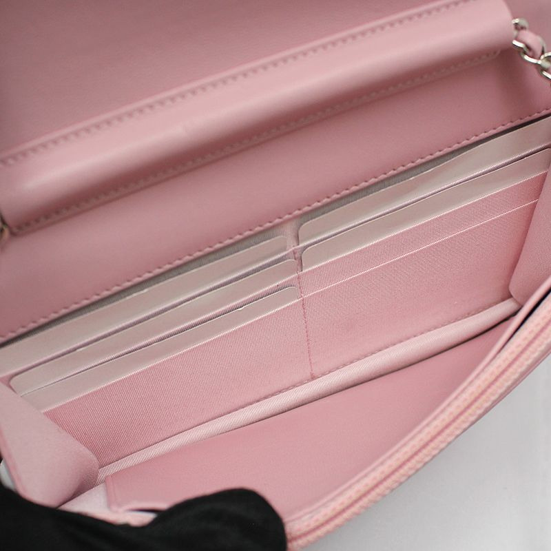 【包稅】CHANEL Cruise Line 水晶銀色 Boy WOC 斜背包-8