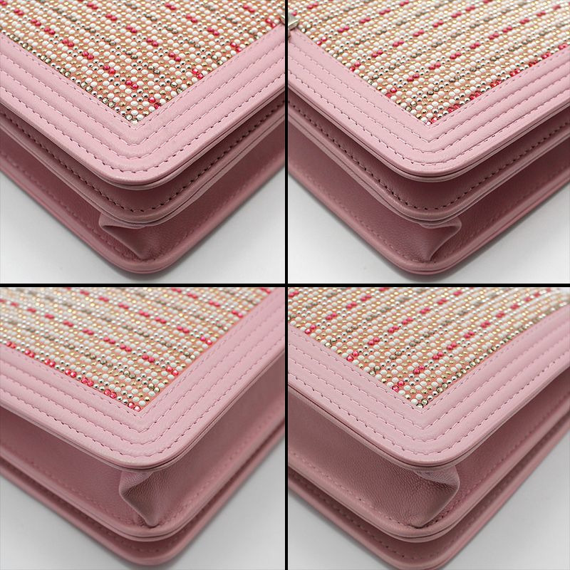 【包稅】CHANEL Cruise Line 水晶銀色 Boy WOC 斜背包-9