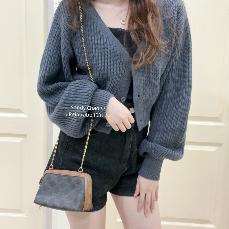 ෆ Celine 凱旋門老花貝殼包-3