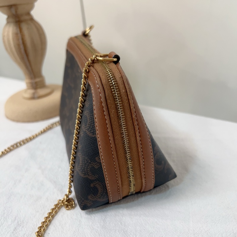 ෆ Celine 凱旋門老花貝殼包-7