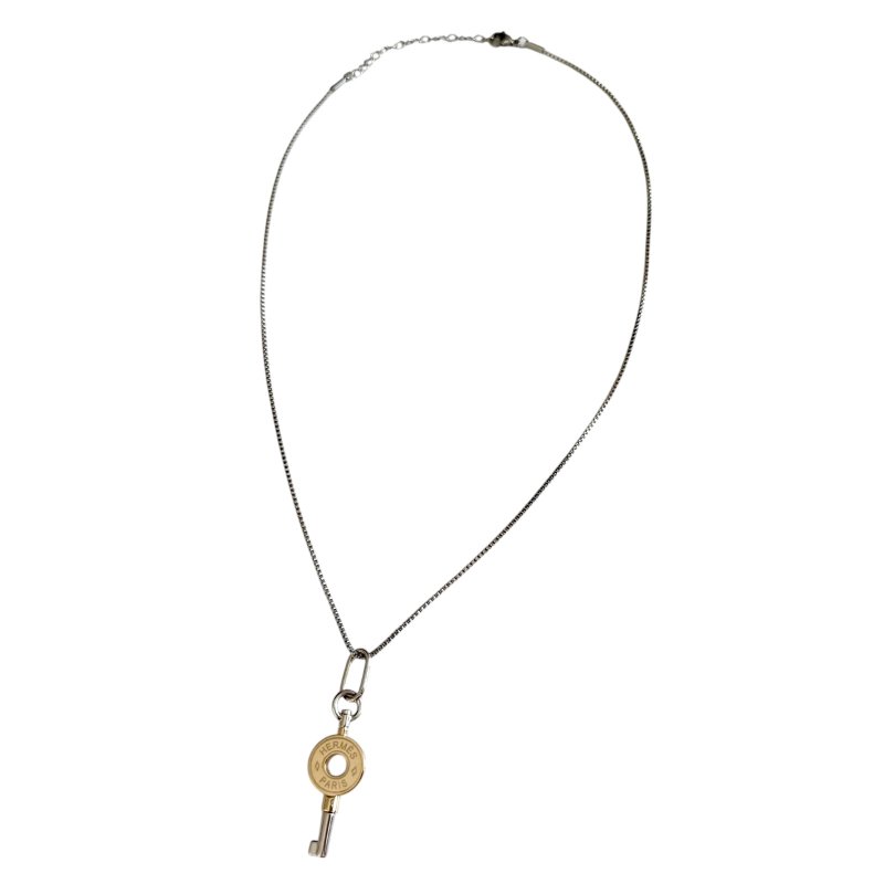 HERMES *送無品牌頸鏈* Curiosite Key Charm 鎖匙 吊咀-2