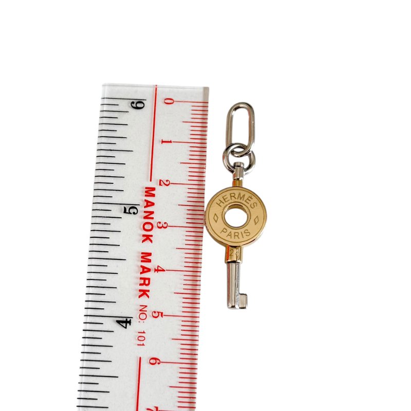 HERMES *送無品牌頸鏈* Curiosite Key Charm 鎖匙 吊咀-6