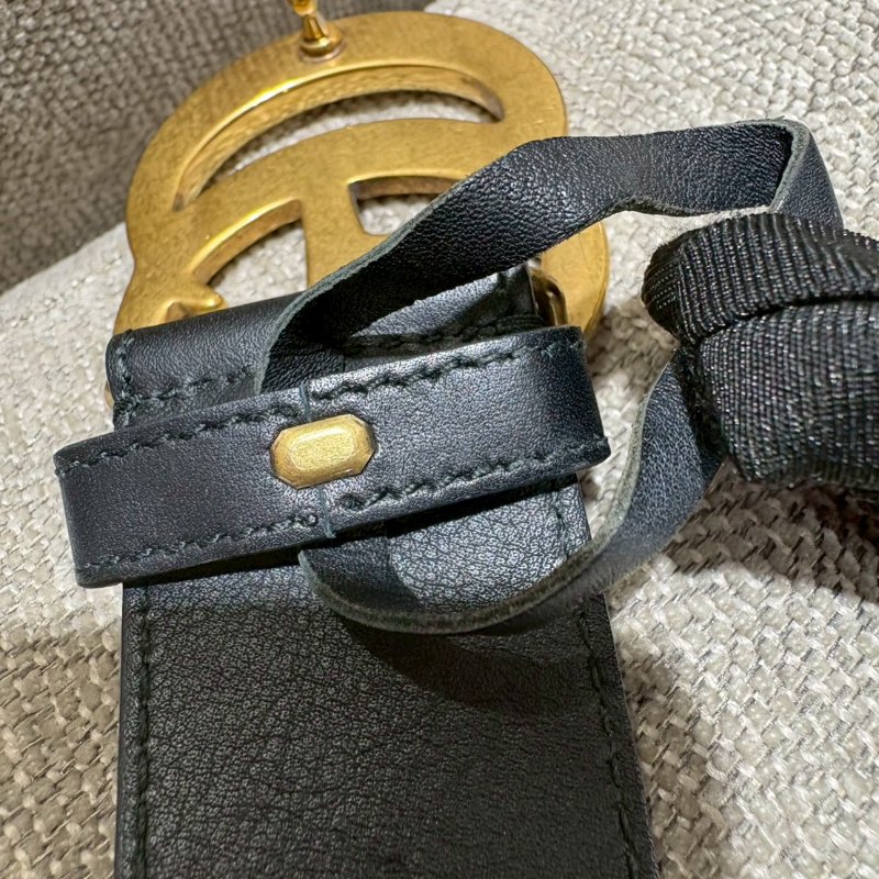 GUCCI 經典雙G皮帶-2