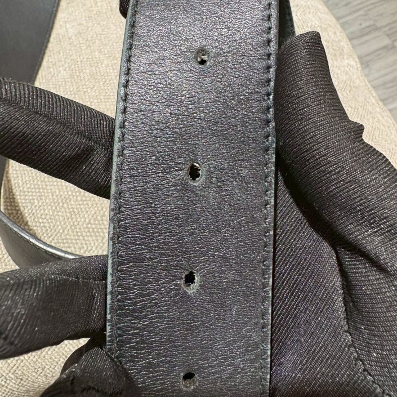 GUCCI 經典雙G皮帶-4