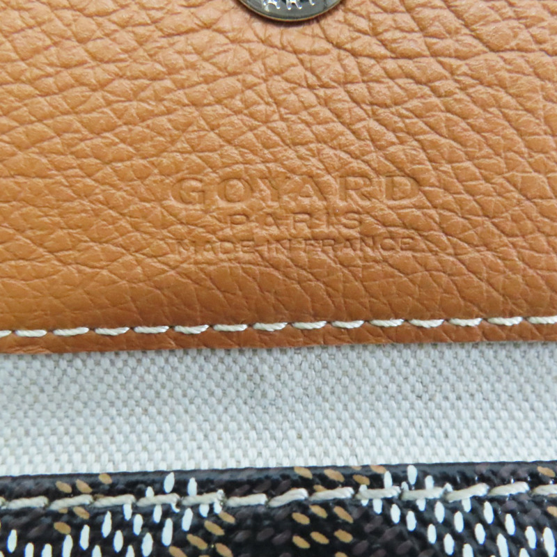 棕色 Goyardine帆布 Saint Louis PM 托特包【GOYARD 高雅德】-6