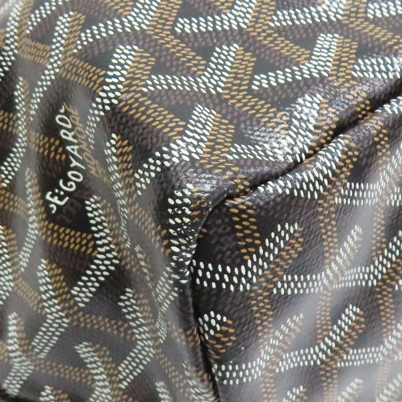 棕色 Goyardine帆布 Saint Louis PM 托特包【GOYARD 高雅德】-9
