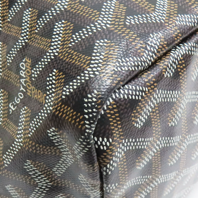 棕色 Goyardine帆布 Saint Louis PM 托特包【GOYARD 高雅德】-11