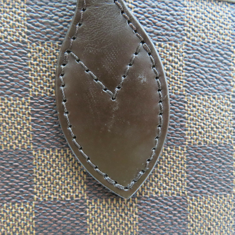 棕色 棋盤格帆布 Neverfull MM 托特包【LOUIS VUITTON LV 路易威登】 N51105-9