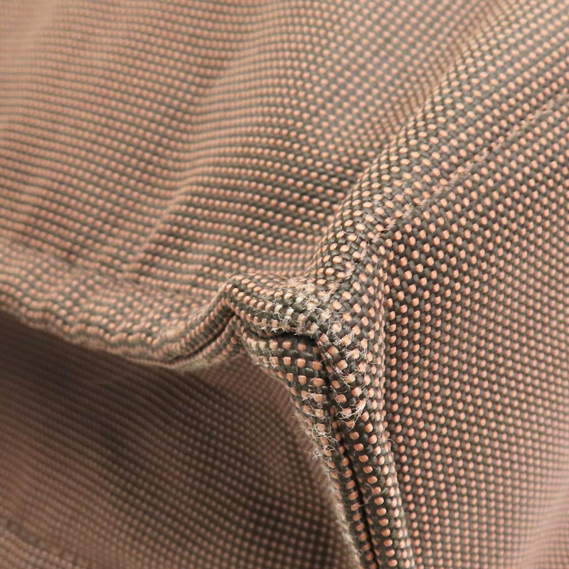 棕色 帆布 Herline MM 手提包【HERMES 愛馬仕】-9