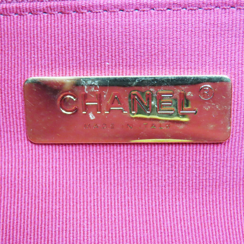 黑色 羊皮 19 鏈帶肩背包【CHANEL 香奈兒】 AS1160-7