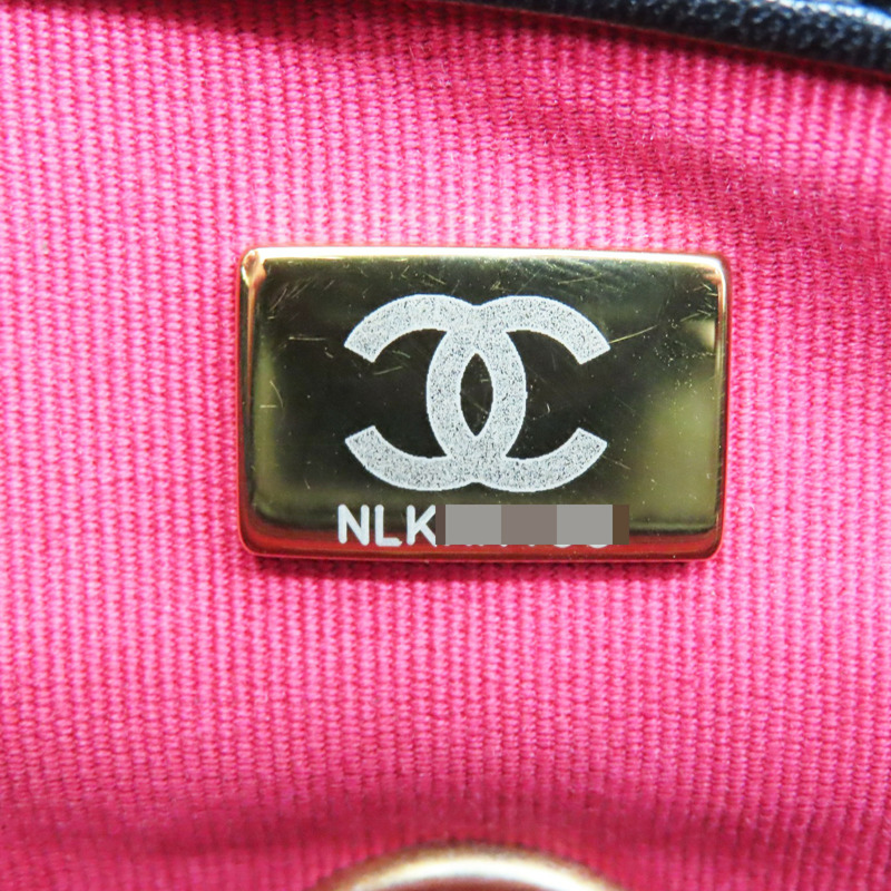 黑色 羊皮 19 鏈帶肩背包【CHANEL 香奈兒】 AS1160-8