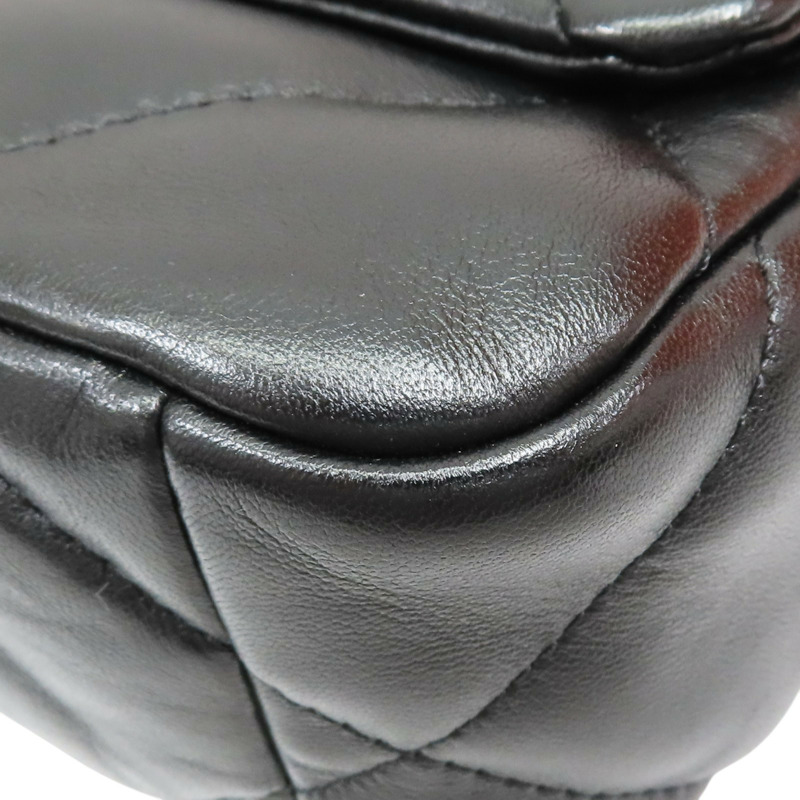 黑色 羊皮 19 鏈帶肩背包【CHANEL 香奈兒】 AS1160-10