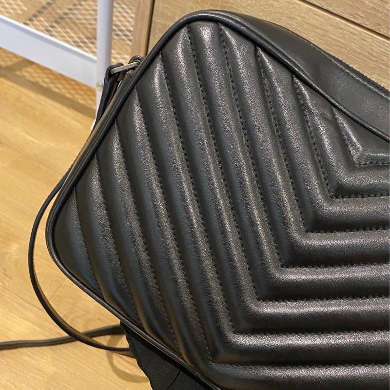 ysl 流蘇黑銀相機包/近新商品-11