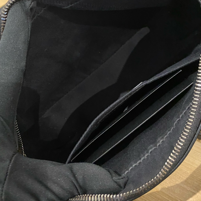 ysl 流蘇黑銀相機包/近新商品-14