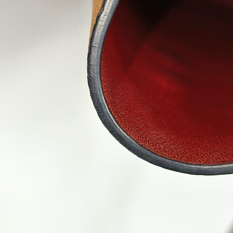 LOEWE棕色牛皮單肩包斜挎包可拆卸肩帶配件齊全-12