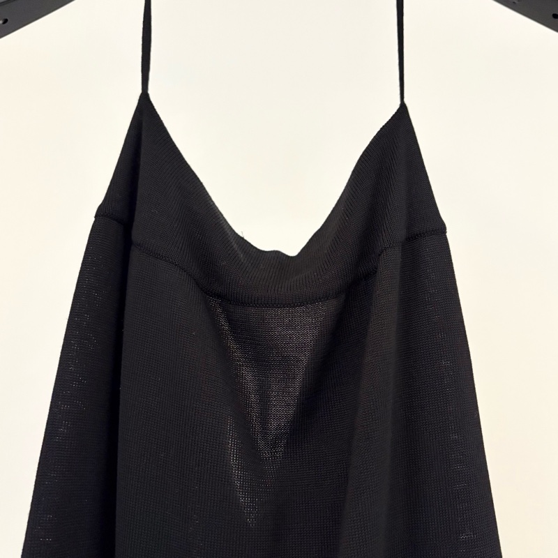 闲置新 未使用 Hermes/愛馬仕/WX109316/黑色鏤空無袖裙/34碼-4
