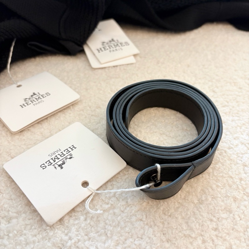 闲置新 未使用 Hermes/愛馬仕/WX109316/黑色鏤空無袖裙/34碼-7