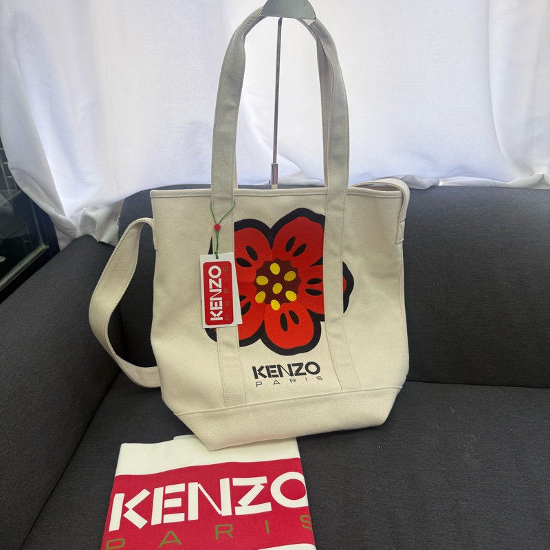 Kenzo 肩背包 米白色-3