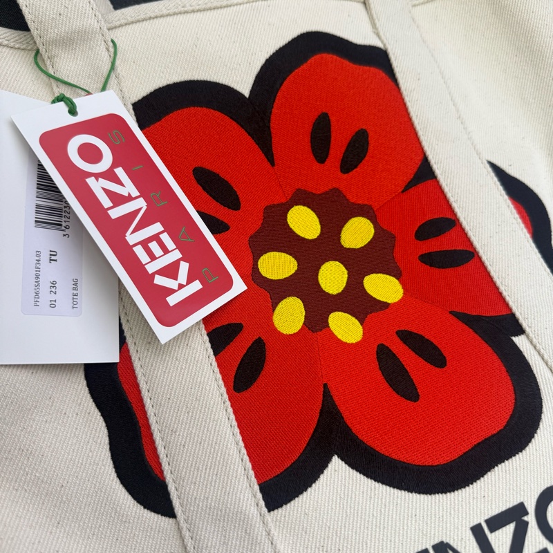 Kenzo 肩背包 米白色-4