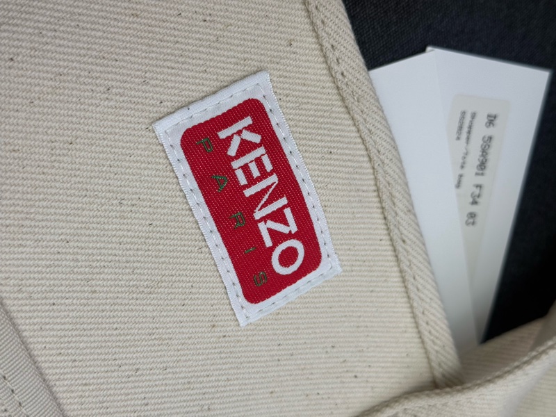 Kenzo 肩背包 米白色-5